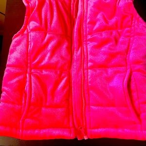 Pink Velvet Vest.